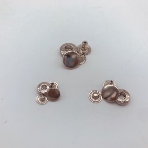 [가죽공예 금속장식] 스프링 호크 10/13/15mm 신주 니켈(500세트)
