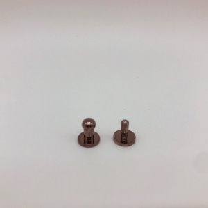 [가죽공예 금속장식] 솔트레지 4mm 흑니켈