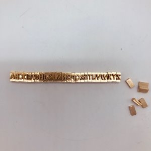 [가죽공예] 알파벳 대문자 (불박 몰드용)  5mm
