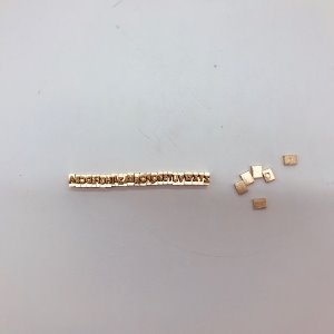 [가죽공예] 알파벳 대문자 (불박 몰드용)  3mm