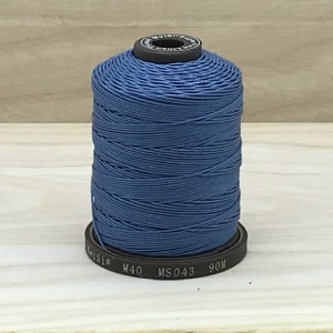 [가죽공예 실] (MeiSi super fine) 메이시 천연린넨 왁스사 #043 stone blue (두께옵션선택)