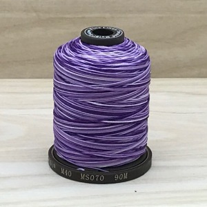 [가죽공예 실] (MeiSi super fine) 메이시 천연린넨 왁스사 #070 gradient purple (두께옵션선택)