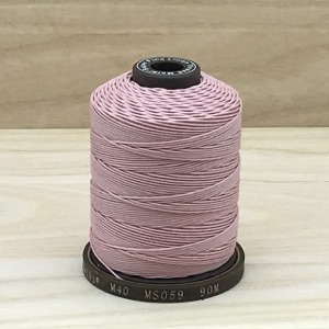 [가죽공예 실] (MeiSi super fine) 메이시 천연린넨 왁스사 #059 pastel pink (두께옵션선택)