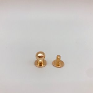 [가죽공예 금속장식] 신주 7mm 솔트레지 (골드)