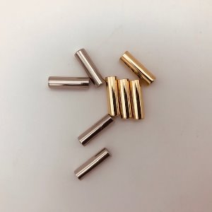 [가죽공예 금속장식] 3mm브레이딩 가죽끈 마감장식 4세트 ( 칼라옵션 )