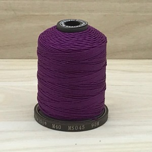[가죽공예 실] (MeiSi super fine) 메이시 천연린넨 왁스사 #045 purple (두께옵션선택)